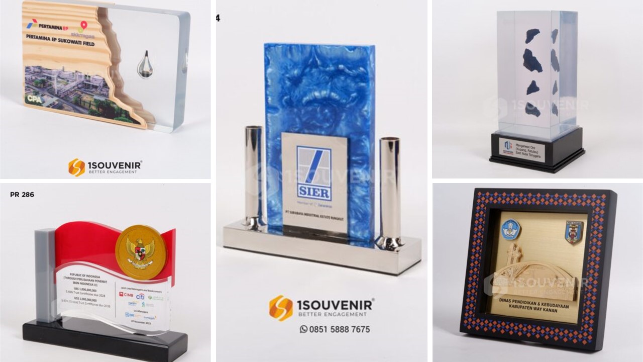 Plakat Resin Custom Unik dan Berkualitas dari 1Souvenir