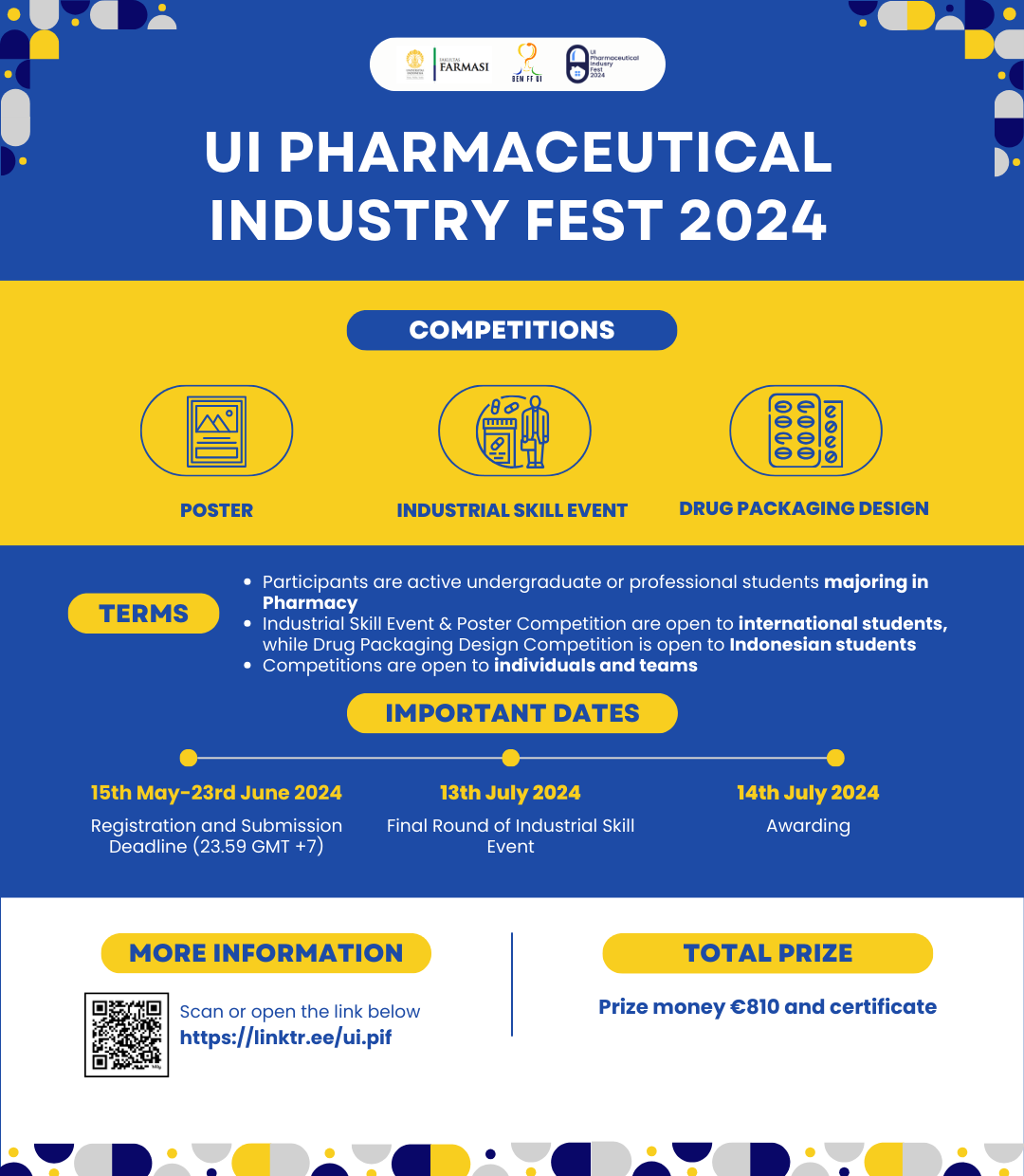 UI Pharmaceutical Industry Fest 2024: Ajang Kompetisi Farmasi Bergengsi!
