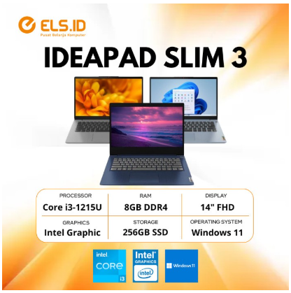 Temukan Laptop Lenovo IdeaPad Slim 3 14IAU7 GAID di Bawah 6 Juta!