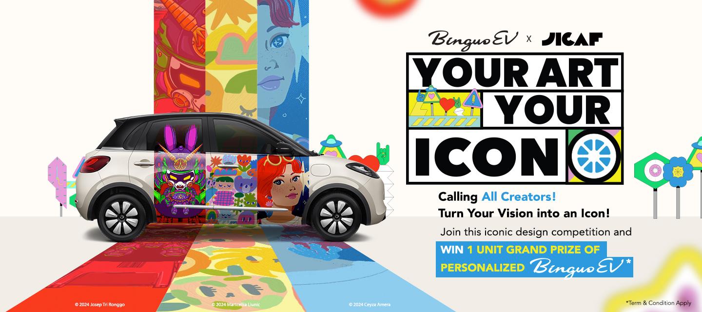 Your Art Your Icon: Kompetisi Desain Wuling BinguoEV bersama JICAF